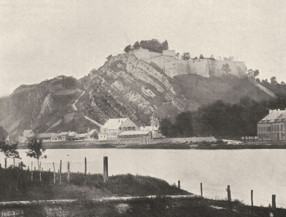 ARDENNES. Givet- Forteresse de Charlemont 1906 old antique print picture